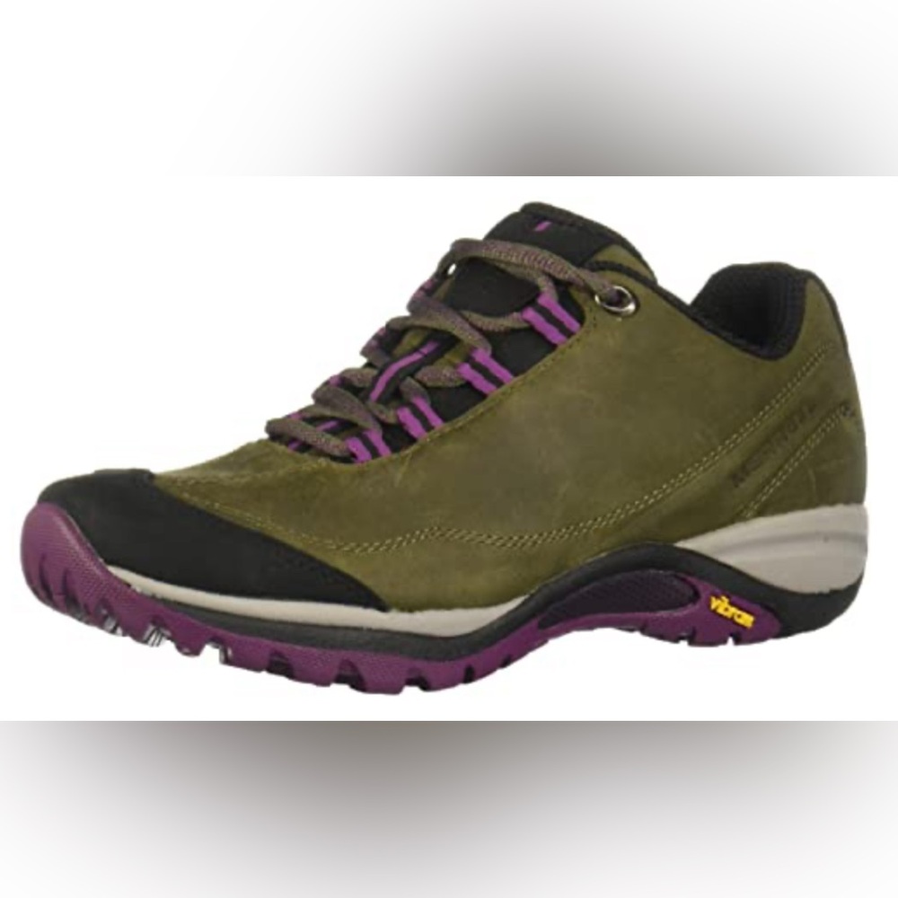NEW Merrell Women's Olive Green Siren Traveller 3 Lace Up Hiking Shoes Size 8